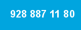 928 887 11 80 928 887 11 80